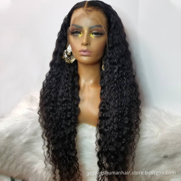Cheap Wholesale Afro Curly Raw Brazilian Virgin Human Hair Hd Full Lace Frontal Wig Wholesale Lace Front Wig Human Hair Vendor